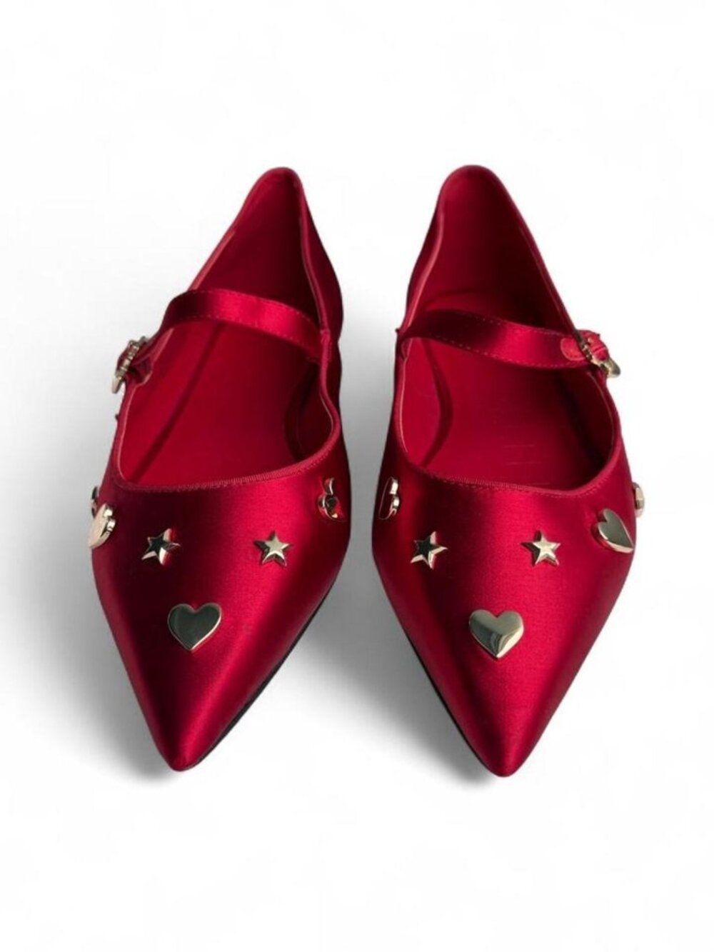 Karl Lagerfeld Women's Red Mary Janes